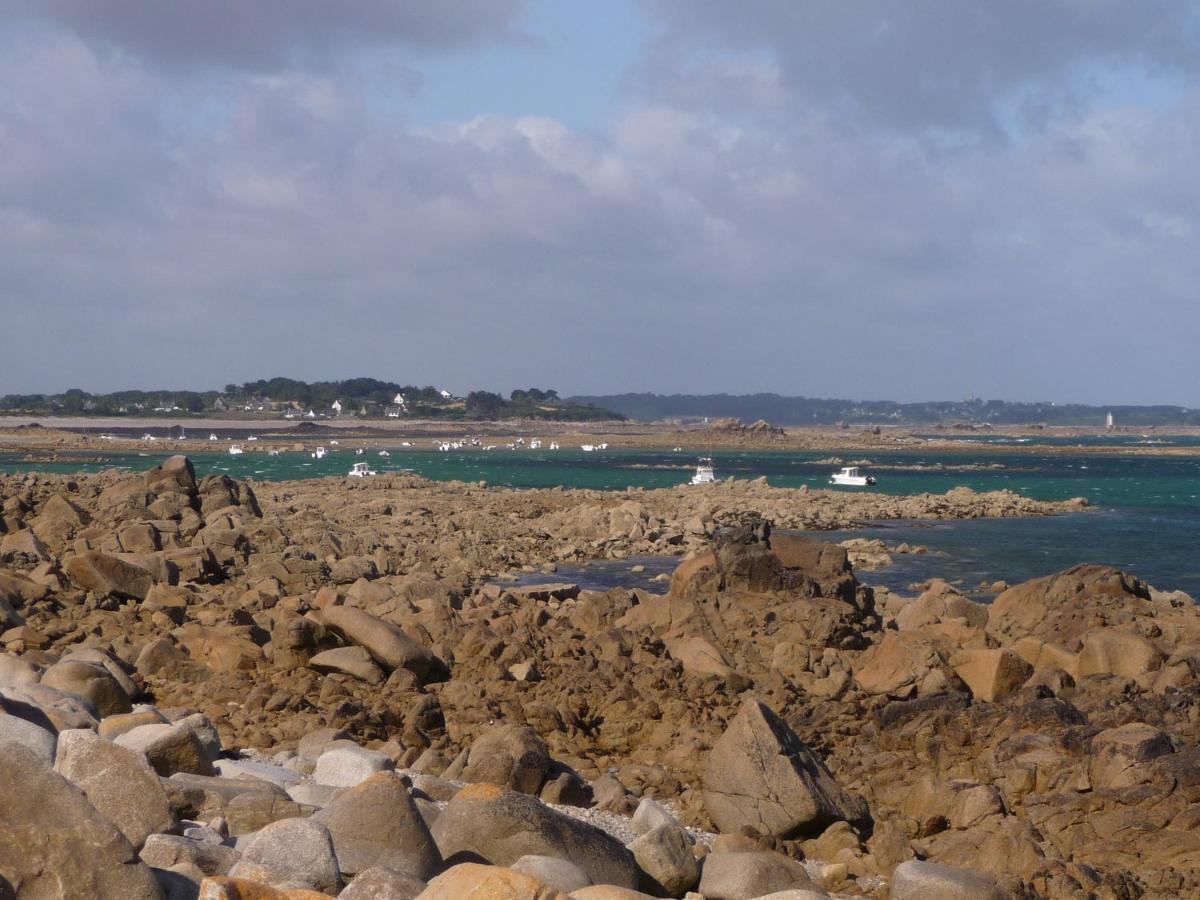 Bretagne Chambre D'Hotes Suite 53M2 Et Caravane Vintage Avec Cuisine Et Salle De Bains Privees Brittany B&B 53M2 Suite And Vintage Caravan Glamping With Private Kitchen And Bathroom Pleumeur-Gautier Zewnętrze zdjęcie