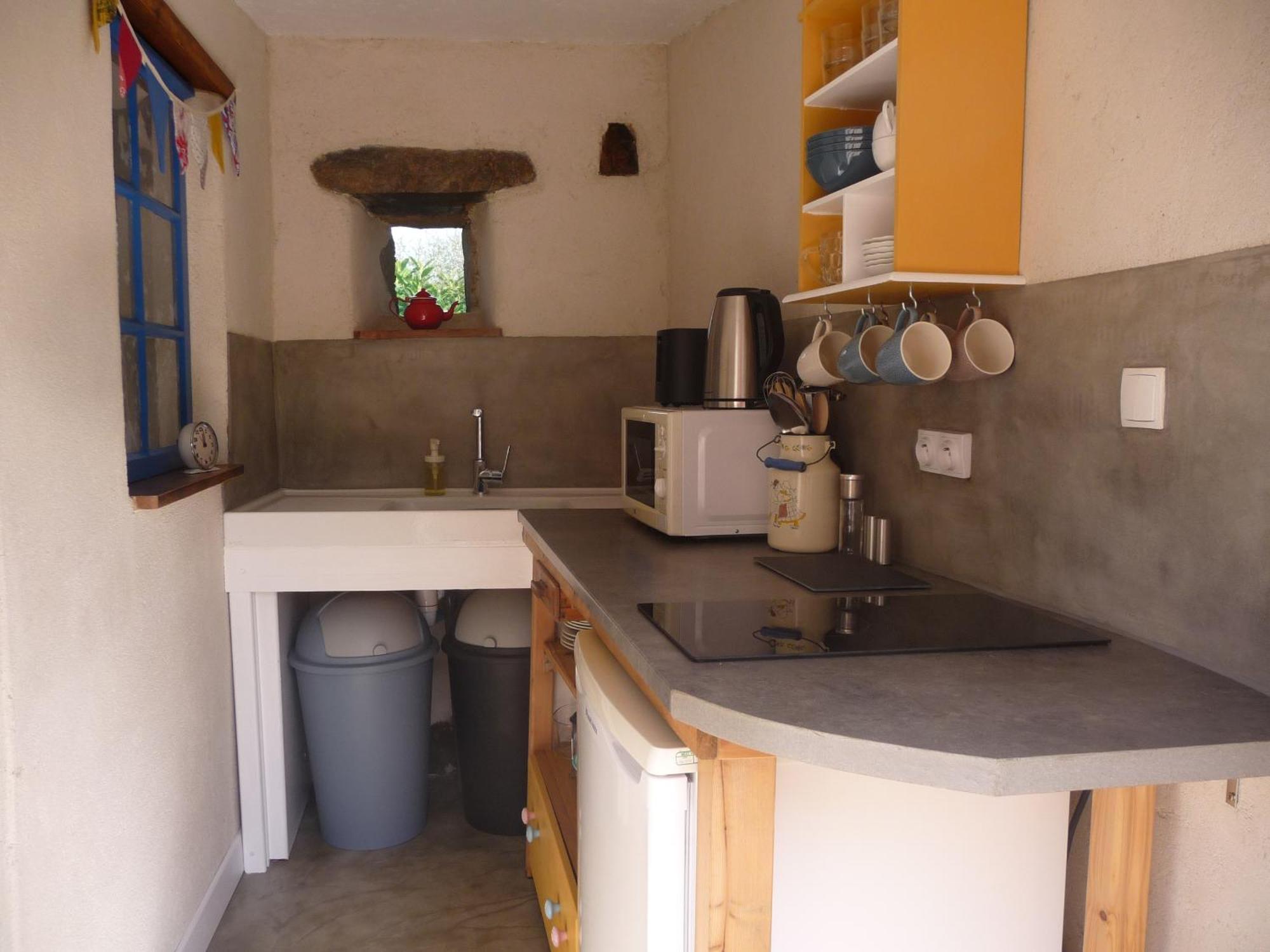 Bretagne Chambre D'Hotes Suite 53M2 Et Caravane Vintage Avec Cuisine Et Salle De Bains Privees Brittany B&B 53M2 Suite And Vintage Caravan Glamping With Private Kitchen And Bathroom Pleumeur-Gautier Zewnętrze zdjęcie